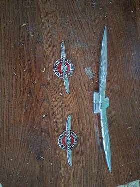 E7szornprpr Ford Nos Oem 1987 1988 1989 Thunderbird Limited Edition Emblems Ornaments 1990