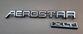 E89b-1243156-aa Ford 1992-97 Aerostar Rear Deck Lid Door Emblem Nameplate Xlt