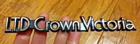 E8ab-54291-b62-ad Ford 1988-91 Ltd Crown Victoria Roof Pillar Metal Emblem
