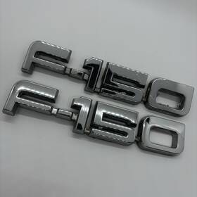 E8tb-tb16b114-aa Ford Set Of 2 1987-1991 F-150 Fender Emblems