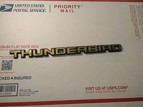 E9sb-13b492-aa Ford 92 93 94 95 Thunderbird Trunk Emblem Oem