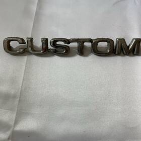 Eotb16b114-c Ford F-250 Truck Trim Chrome Ftcustomft Fender Emblem Vintage Wear