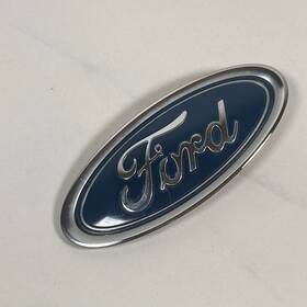 F1eb-402a16-ab Ford F1eb-402a16-ab/ba 2012-2018 Focus Se Emblem Logo Badge Symbol Rear Trunk B2908 Blue Chrome
