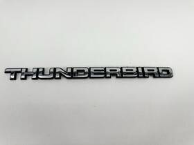F1sb-13b489-aa Ford 1992-1997 Thunderbird Emblem Logo Badge Letters Rear Driver Bumper Chrome