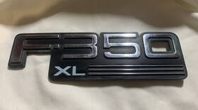 F2tb-168114-fa-da Ford Oem 1992-1996 1997 F-350 Xl Fender Badge Emblem 7.5 5.8 7.3 Powerstroke