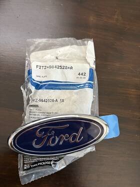 F2tz-9842528-a Ford New 1993-2005 Ranger Tailgate 1992-1997 Explorer Blue Oval Emblem Oem