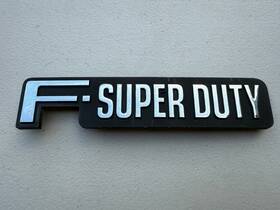 F4tb-16b114-ja Ford 1992-1997 F-super Duty Left Right Fender Emblem Badge Nameplate Oem A17 #2