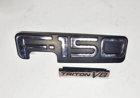 Fb5b-16b114-sb Ford F65b-16b114-sb 1997-2003 F150 And Triton V8 Side Fender Badges Emblems