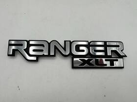 F67b-6b114-ba Ford Oem Ranger Xlt Emblem Badge Chrome Black 8.25 Inch Tailgate Door
