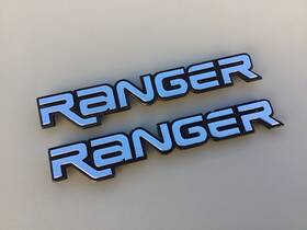 F67b16b114ca Ford 1998-2005 Ranger Fender Emblem Set Logo Badge Oem