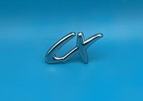 F6db-16702-bbw Ford 1997-1999 Taurus Lx Rear Trunk Lid Emblem Badge 1.875ftft Oem