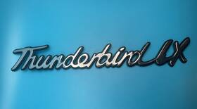 F6sb-63 Ford 42550 1996 1997 Thunderbird Lx Rear Trunk Lid Emblem 10.75ftft Oem
