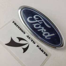 F8ab-5442550-caa Ford 1998-2011 Crown Vic Emblem Rear Trunk Badge Blue Chrome Oem