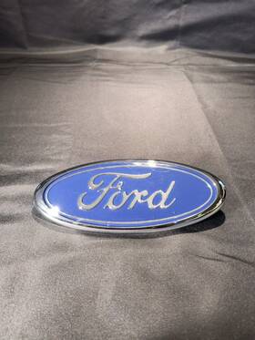 F8ht-8c020-bb Ford Emblem 7 Inch Oem Logo Adhesive Layer Intact Read Check Pics