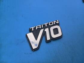 Fb1b-16702-ba Ford Triton V10 Fender Emblem Badge Logo F-250 F-350 Oem Used Genuine Original