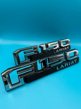 Fl3z-17620-e Ford Oem 2015 - 2020 F-150 Lariat Fender Emblems Pair Left Right F