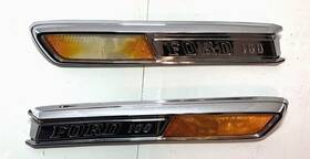 C8tz-16720 Ford Fomoco 1968 1969 1970 1971 1972 Pickup Oem Emblem Ornament Side Hood Lh Rh F100
