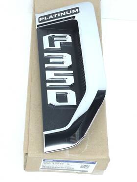 Hc3z-16720-ec Ford New Oem Fender Emblem Name Plate 2017-2022 F350 Platinum Mark