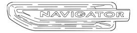 Jl7z-16720-abb Ford Genuine Nameplate
