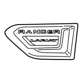 Kb3z-16720-ga Ford Genuine Fender Emblem
