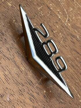 Kbc-21325 Ford Mustang 289 Emblem/name Badge 1965-66 Logo Oem Original Vintage