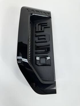 Kc3j35000a73abw Ford 2019 - 2022 F350 Lariat Oem Driver Left Fender Black Emblem Trim