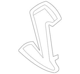Kr3z-16228-aa Ford Genuine Nameplate