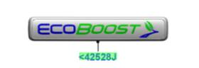 Lb5z-9942528-g Ford Lb5z9942528g Part Nameplate Inch Ecoboost Genuine Oem 2020-2023 Explorer