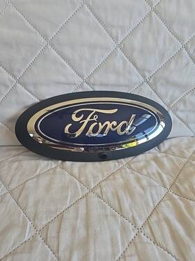 Lc3j-8b262-bb Ford Oem 2017-2022 F250 F350 Super Duty 14 Inch Blue Front Grill Emblem
