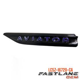 Lc5z-16720-ca Ford 2020-2023 Lincoln Aviator Left Fender Nameplate New Oem
