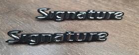 3w13-542974-e Ford Lincoln Oem 03-11 Town Car Signature Side Pillar Emblem Badge Emblems 2003-2011
