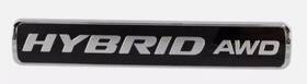 Lj6z-8213-c Ford Genuine Nameplate Hybrid Emblem Oem New