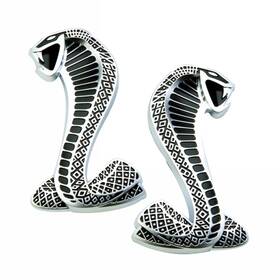 M-1447-c Ford Mustang 2007-2014 Cobra Snake Fender Badge By