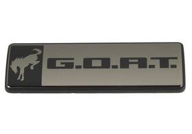 Ford M-1447-goatblk Emblem - Bronco / G.o.a.t Plastic Black Gray Universal Each
