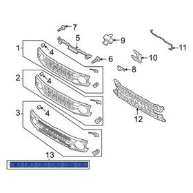 M2dz-8a224-aa Ford Genuine Grille Emblem