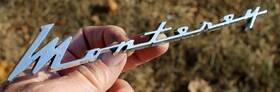 Bg-16098-a Ford / Mercury Oem 1957 Monterey Fender Emblem