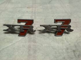 C7wb-65291b62-c Ford Mercury Fomoco 1967-1975 Cougar Xr7 Roof Pillar Emblem Pair 1968 1969 1970 1971 1972 1973