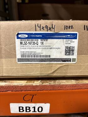 Ml3z-16720-q Ford Genuine Nameplate