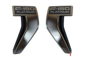 Nl3z-16720-h Ford Oem 2022 - 2023 F150 Platinum Emblem Fender Lh And Rh True F-150