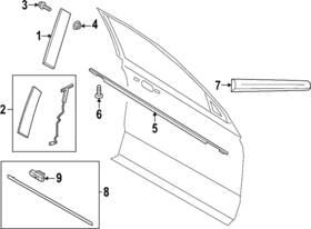 Nl7z-16178-aa Ford Genuine Ornament