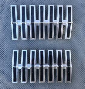 C3az-62290a76-7a Ford Nos Nice 1963 Galaxie 500 Ornaments Quarter Panel Fish Bones Emblems Lh Rh Pair Gill