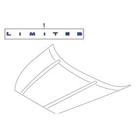 Gl3z5842528a Ford Oe Front Hood Emblem