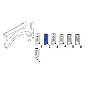 Hc3z16720fd Ford Oe Front Left Fender Emblem