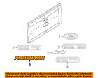 8a2z-7842528-a Ford Oem Explorer Sport Trac Bed Fender-emblem Badge Nameplate 8a2z7842528a