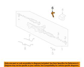 W707245s426 Ford Oem 03-06 Expedition Steering Gear Linkage-bracket Bolt