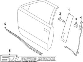 Pc3z-9942528-b Ford Genuine Nameplate