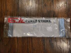 Pc3z-9942528-c Ford 23-24 Oem Genuine Door Emblem 6.7l Power Stroke Turbo Diesel