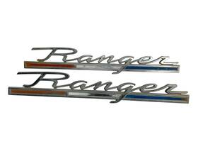 C7tb81402a16 Ford Ranger Fender Emblems 1967-69 #c7tb81402a16 Set Of 2 Oe