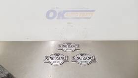 199.fd8n15 Ford Truck 15 F350 Super Duty King Ranch Door Tailgate Emblem Set Of 3 199.fd8n15 Ford Truck 15 F350 Super Duty King Ranch Door Tailgate Emblem Set Of 3