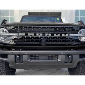 Vn2dz-9942528-af Ford Grille Letter Overlays Tufskinz Domed Cactus Gray Front Set Bronco 2021-